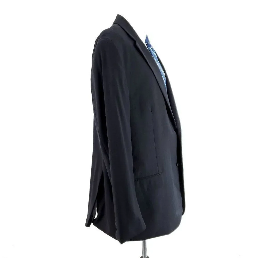 Pronto Uomo Wool 2 Button Blazer 46L Or Slim Fit‎ 48L Gray